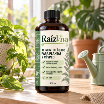 RaízViva - Nutriente líquido para plantas y césped